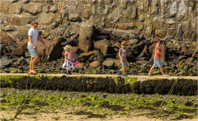 A Family Walk in Mousehole-